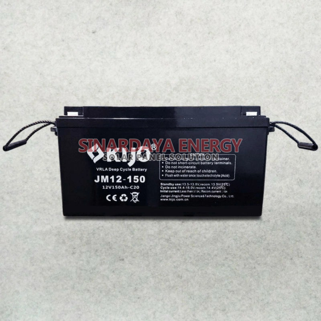 Aki kering battery baterai vrla MF kijo 12v 12 v 150ah 150 ah