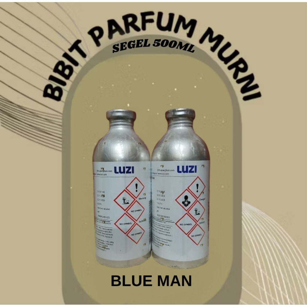 PARFUM BLUE MAN  INSPIRED BVLGARI BLV M4N BY LUZI 500ML SEGEL