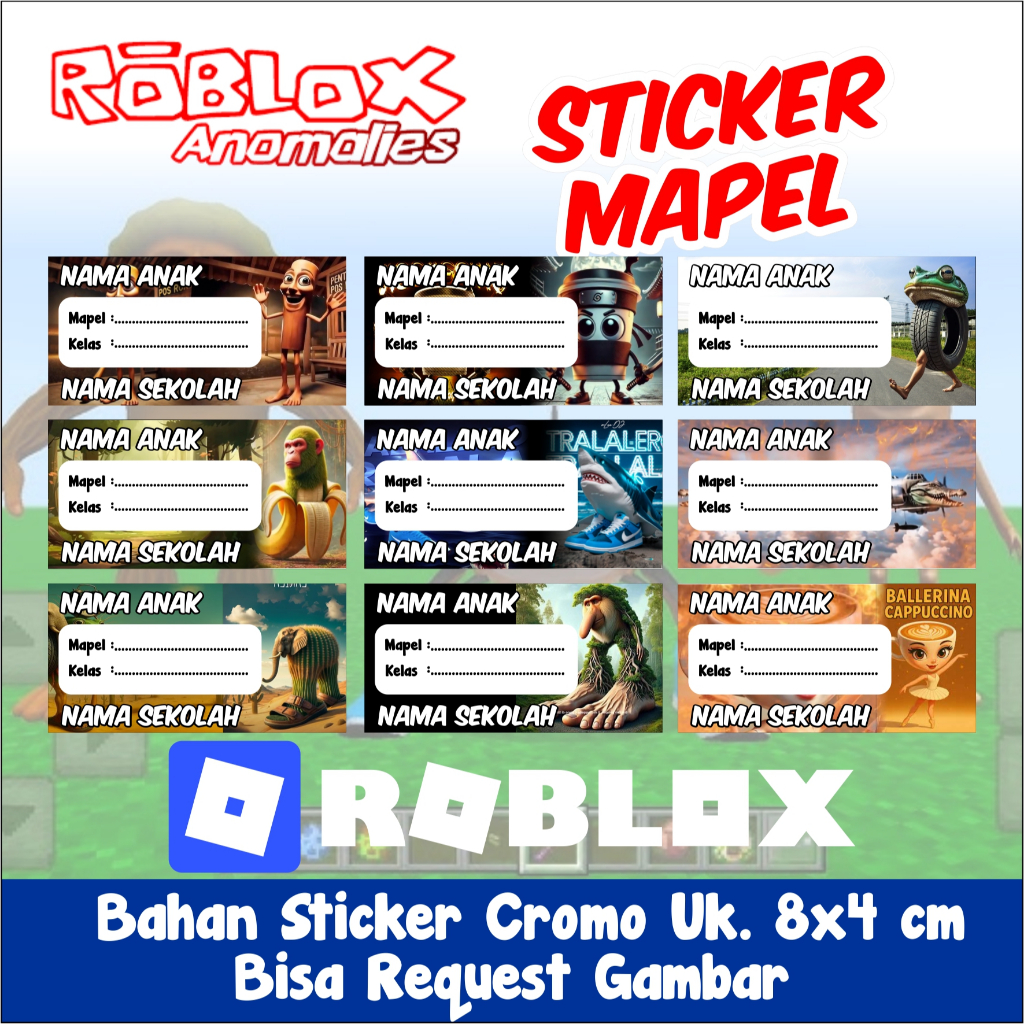 

STIKER LABEL NAMA PELAJARAN ISI 35PCS/STIKER MATA PELAJARAN TERBARU 2025