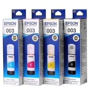 Paket Tinta  Botol EPSON 003 (BCMY) L3110 / L3150 ORIGINAL