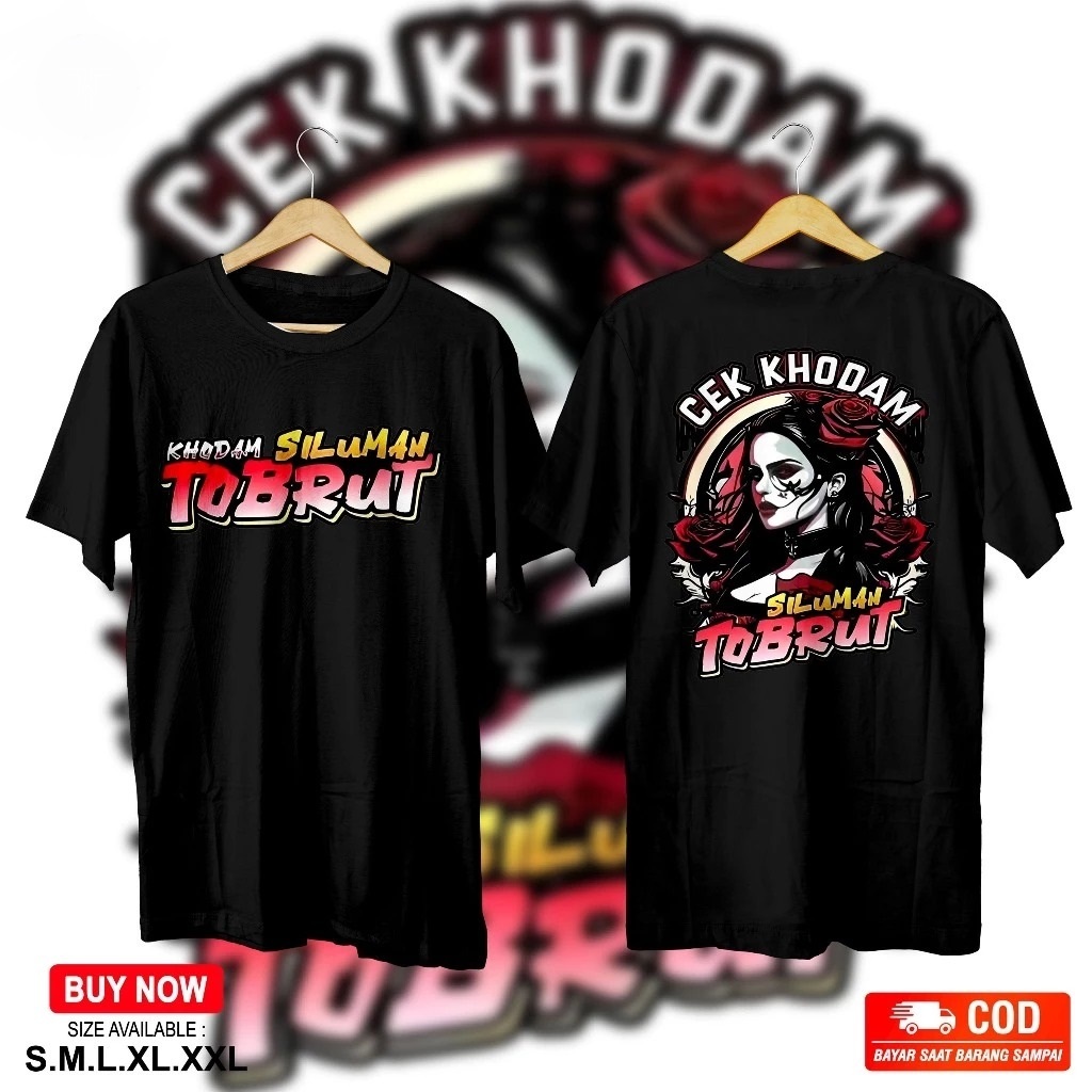 KAOS Cek Khodam Siluman Tobrut KAOS DISTRO Cek Khodam Siluman Tobrut KAOS PRIA WANITA