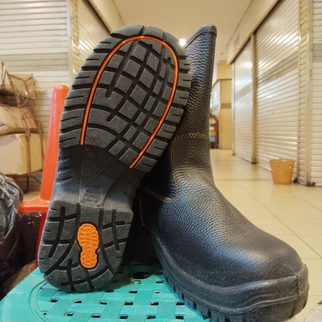 Sepatu Safety Krushers Texas Black / Safety Shoes Krushers Texas Original