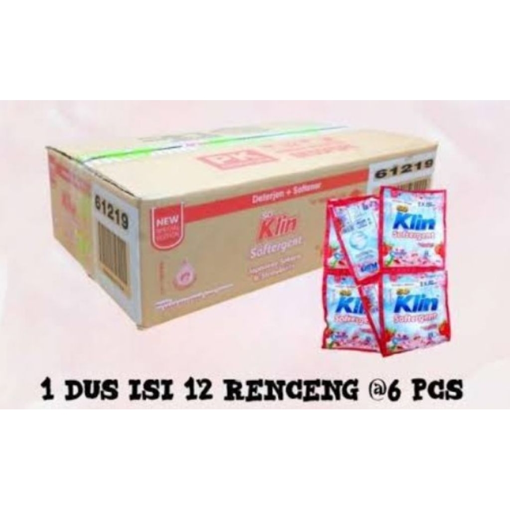 SOKLIN BUBUK RENCENG 40gr (1 KARTON)/ SOKLIN SOFTERGENT RENCENG 1 KARTON