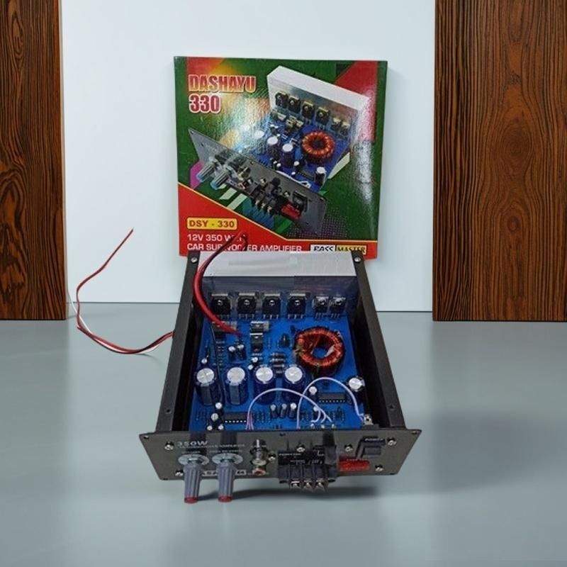 Kit Power Subwoofer Amplifier 12V 350W Car Monoblock Bass Master 350Watt DASHAYU DSY-330