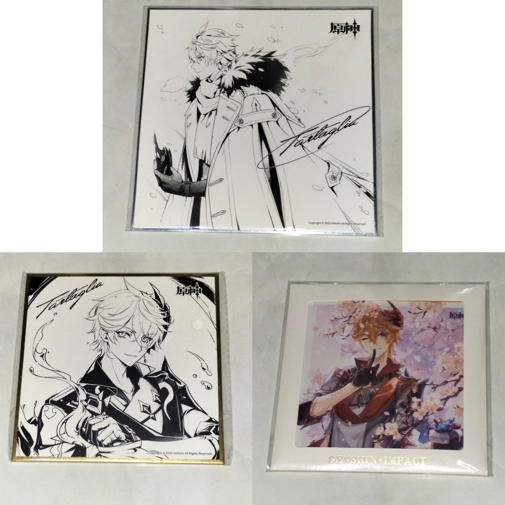 Genshin Childe Tartaglia Shikishi