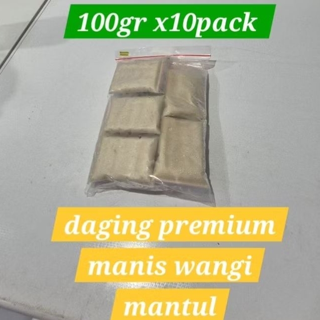 

Daging durian medan premium 1kg (100gr×10pack)