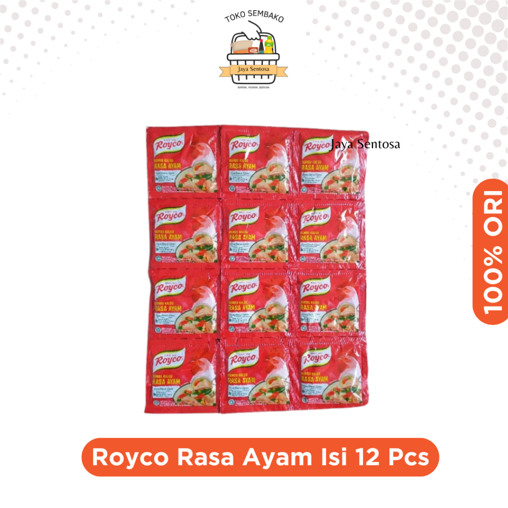 

Royco Ayam Kemasan 8 Gram Isi 12 Pcs