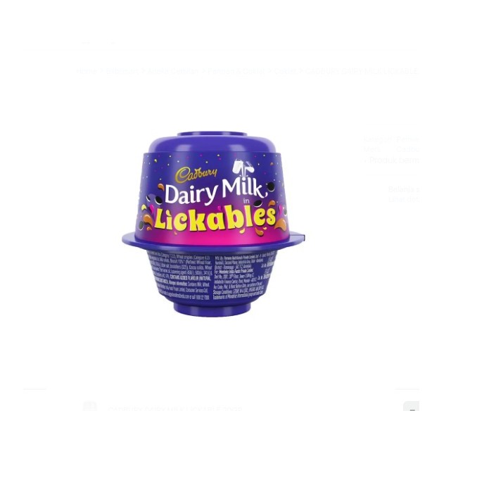 

Cadbury Dairy Milk Licklables 20 Gr
