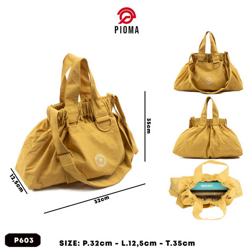 Tas Pioma Dumpling P603 M / Tas Selempang / Tas Lipat / Tas Selempang Wanita / Tas Micro / Size M