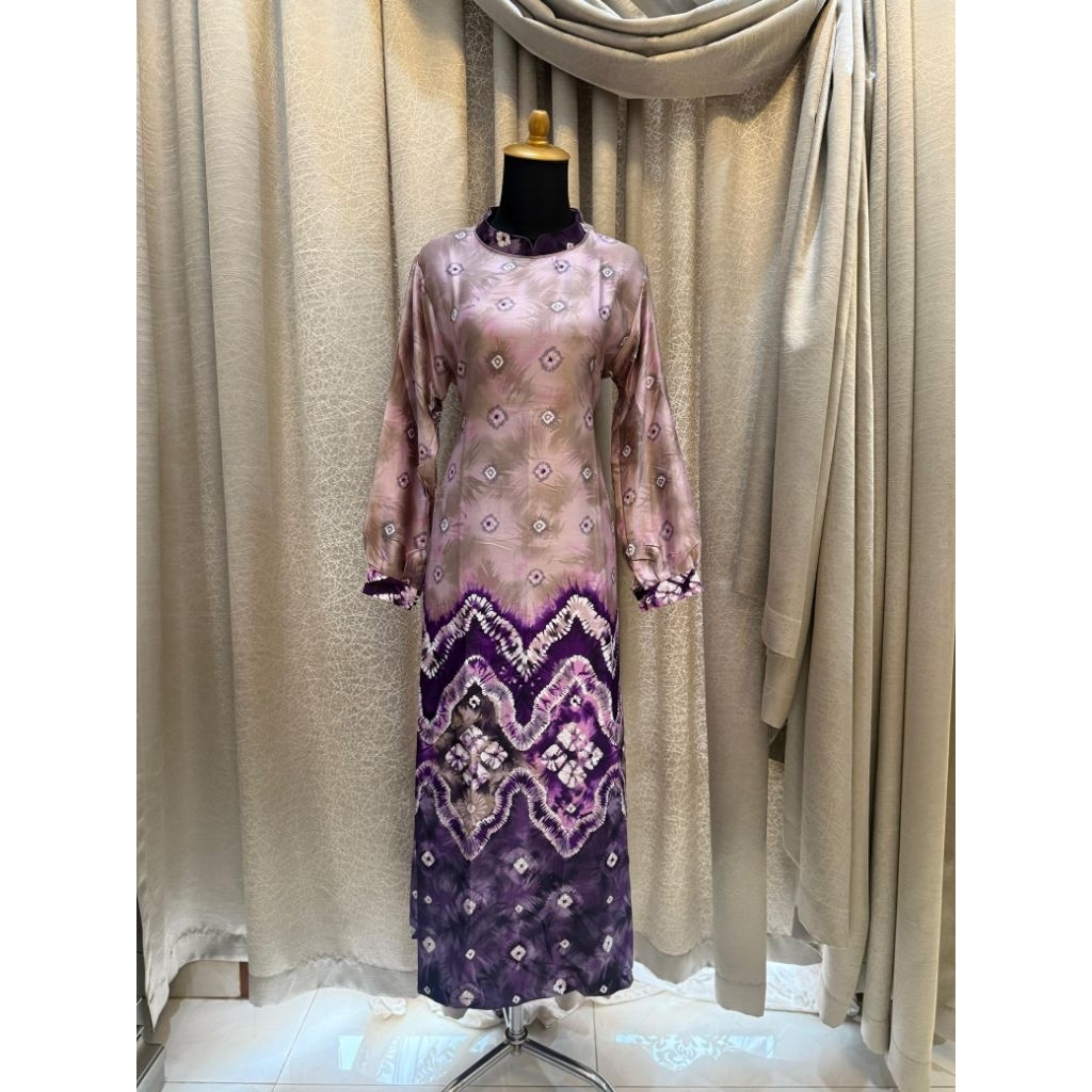 Gamis Jumputan Sutra Silk