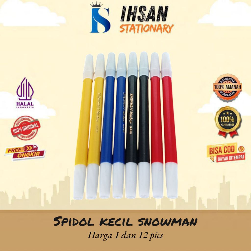 

Spidol Kecil Snowman (1 Pcs)
