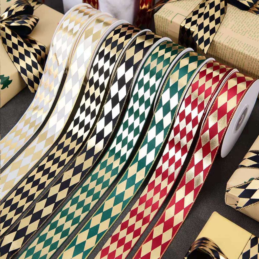 

(1Roll22meter) Pita Satin Natal bahan premium lebar 2,2cm/ Pita p / Pita Kado Natal