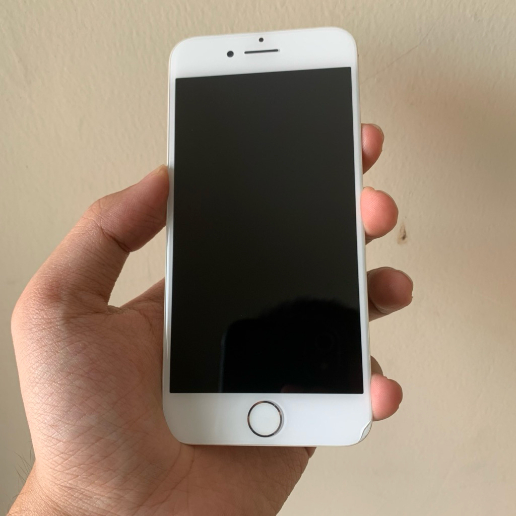 LCD iPhone 7 biasa white fullset original copotan 100%