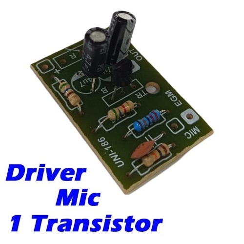 Kit Pre Amp Mic / Driver Mic 1 Transistor 5-12Vdc Penguat Sinyal Mic Microphone UN-186