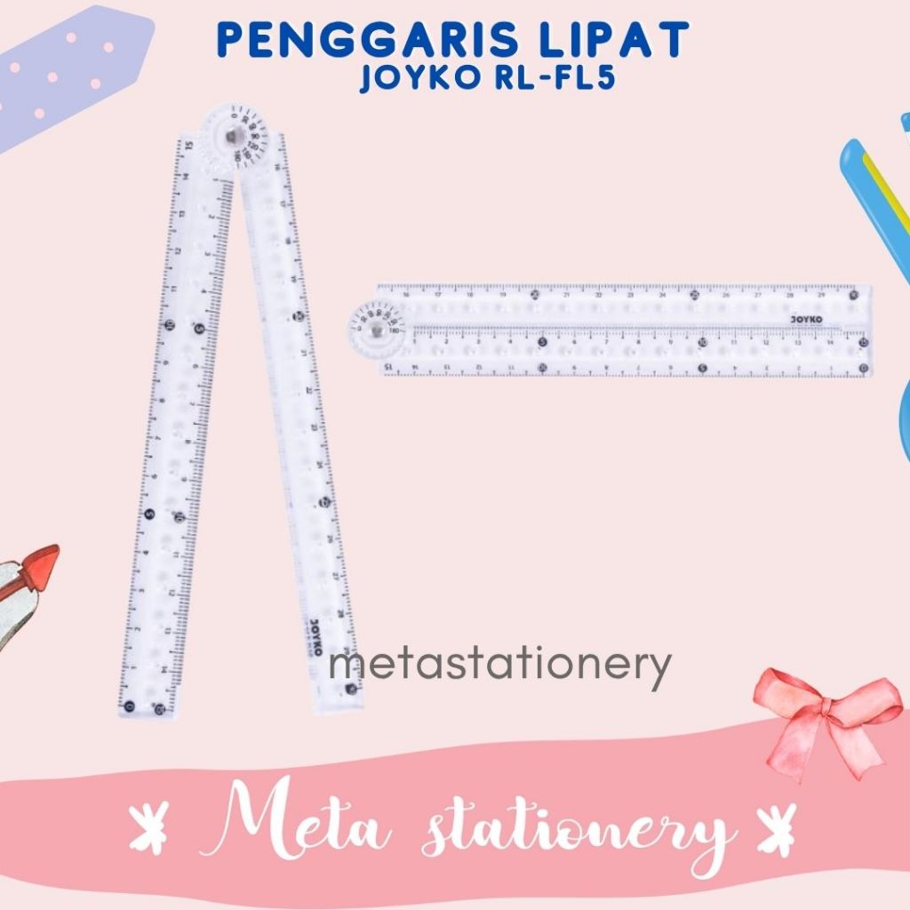 

Foldable Ruler / Penggaris Lipat Joyko RL-FL5