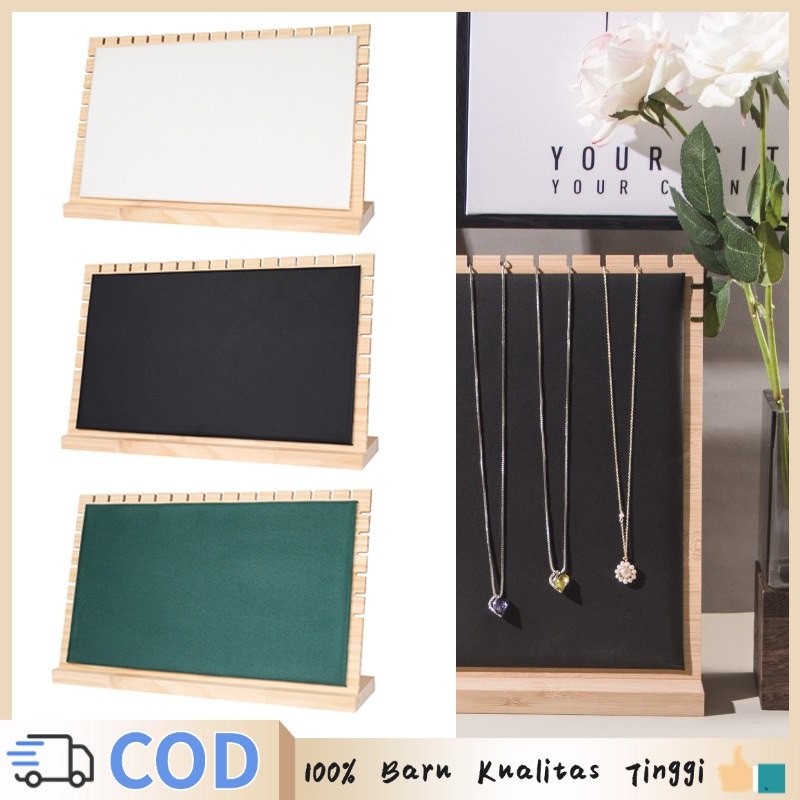 Display Kalung 40*24cm Display Kalung Aesthetic Display Perhiasan Rak Kalung