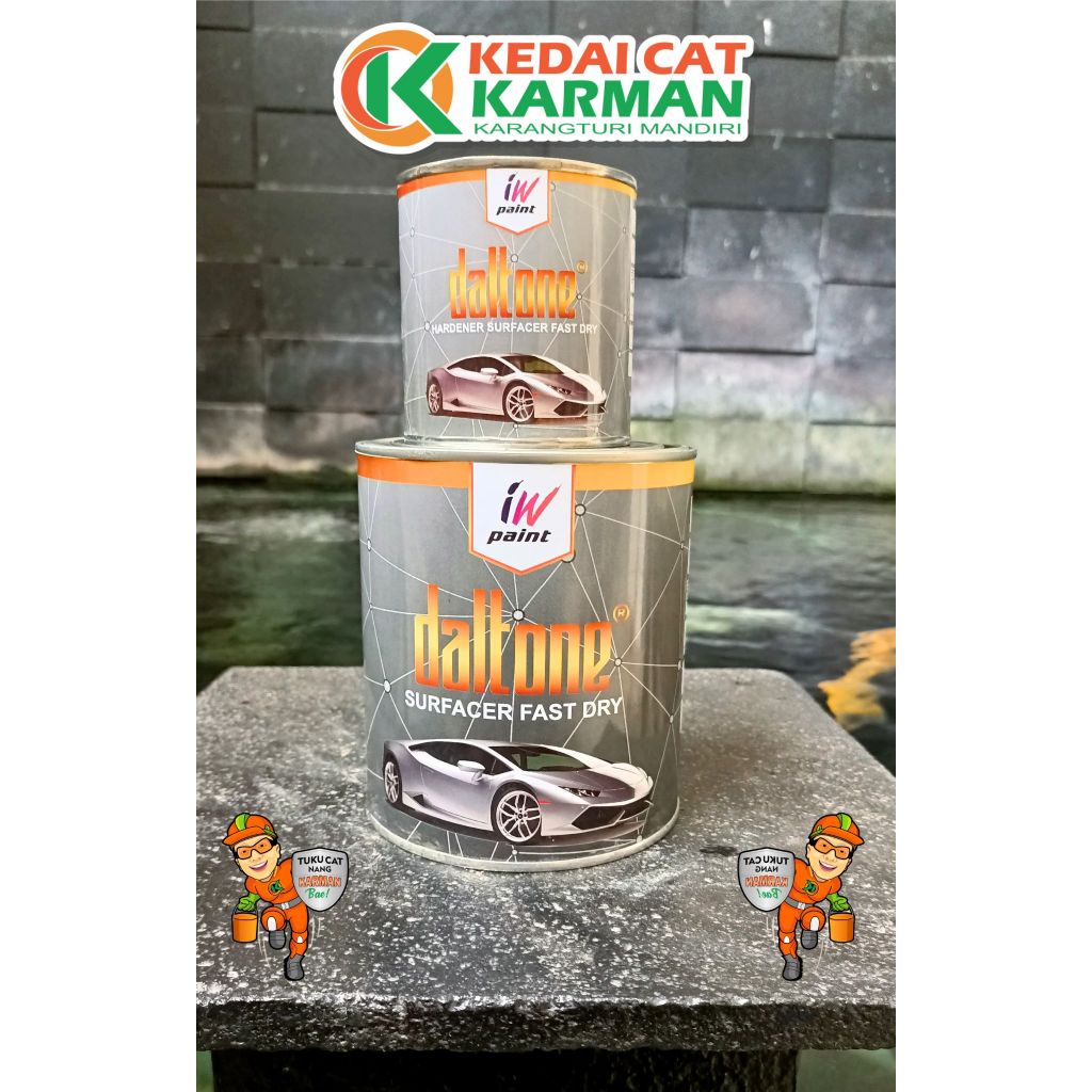 DALTONE EPOXY PU 2K SURFACER 1 KG - CAT DASAR / CAT MOBIL / CAT BESI / CAT ANTI KARAT 1KG