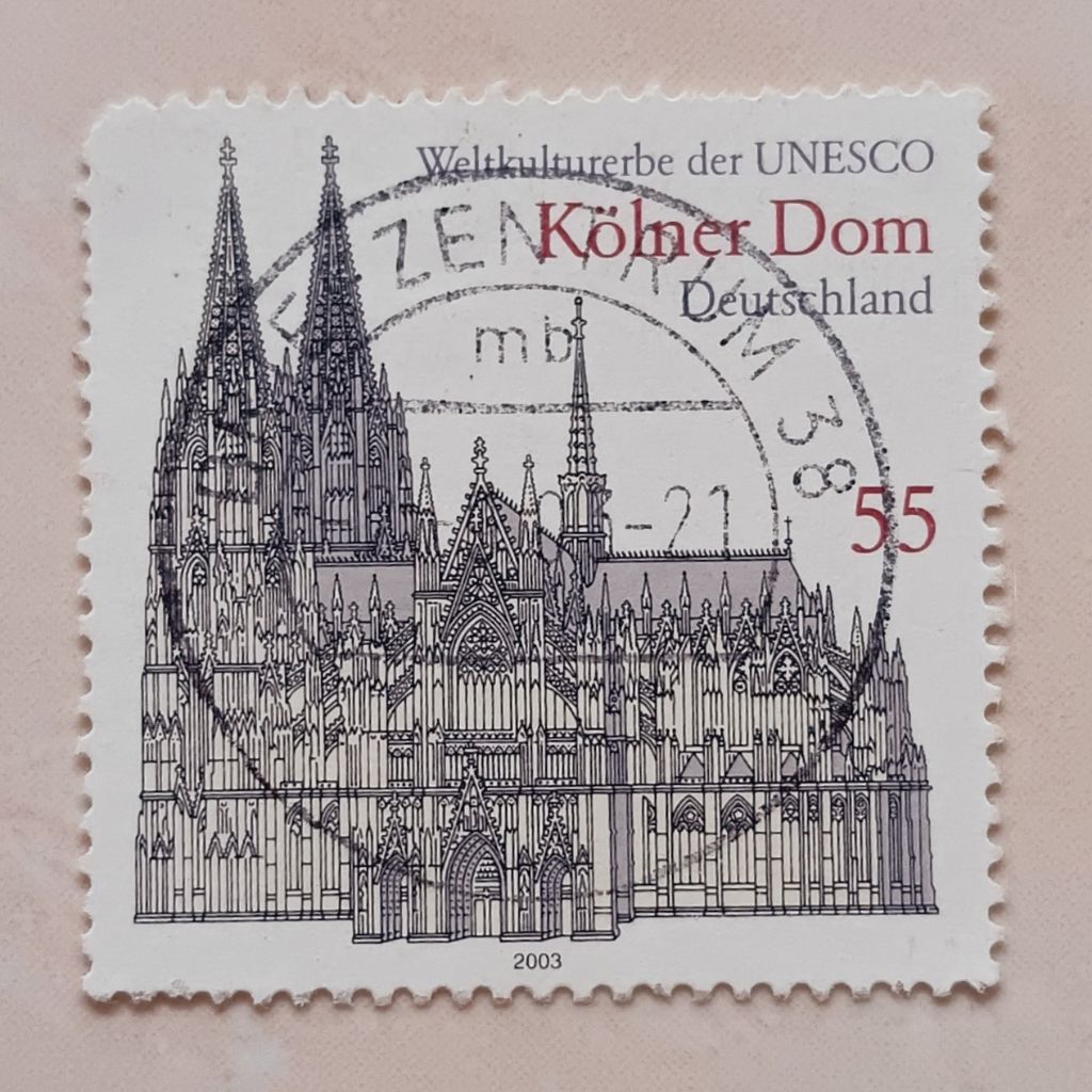 

(AA) Perangko Jerman, Republik Federal 2003 Cologne Cathedral 55 euro cent Used