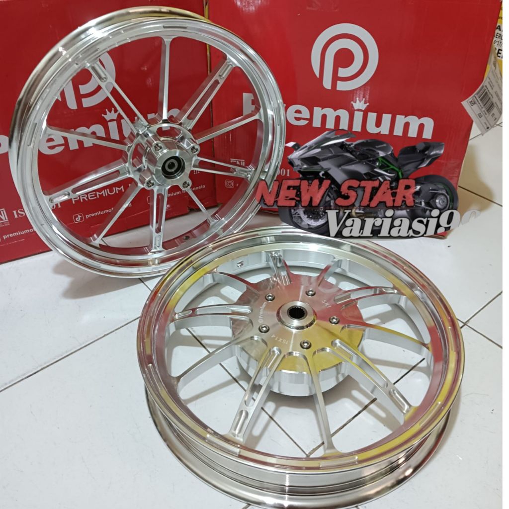 VELG RACING PREMIUM VD P10 MIO LAMA/SMILE/MIO SOUL/MIO M3/SOUL GT125/XEON 125/FINO 125 UK 1.85X14/2.