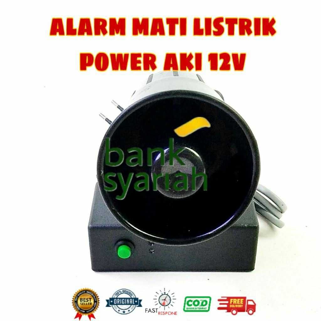 Alarm Mati Listrik Speaker Besar Power Aki 12 Volt