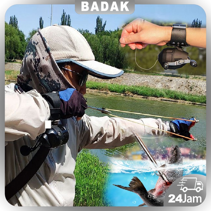 Slingshot Ikan Reel Ketapel Reel Ketapel Paser Ikan Reel Ketapel Ikan Hitam Dengan Gelang Reel Ketap