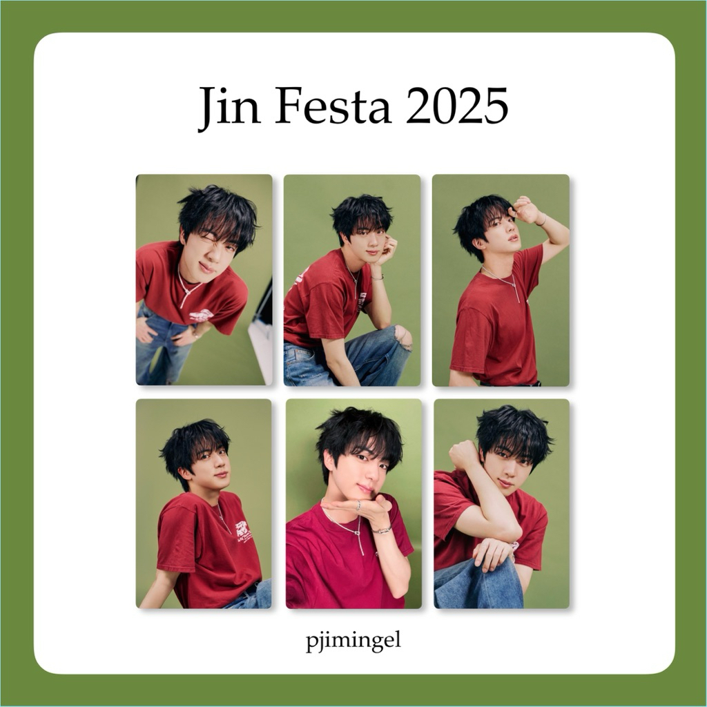 Photocard BANGTAN Jin Festa 2025 Edition