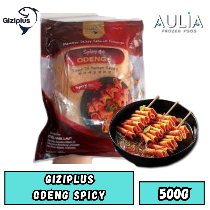 

Giziplus Spicy Odeng 500gg / Spicy Odeng GiziPlus 500gr / Frozen Food Depok / Aulia Frozen Food