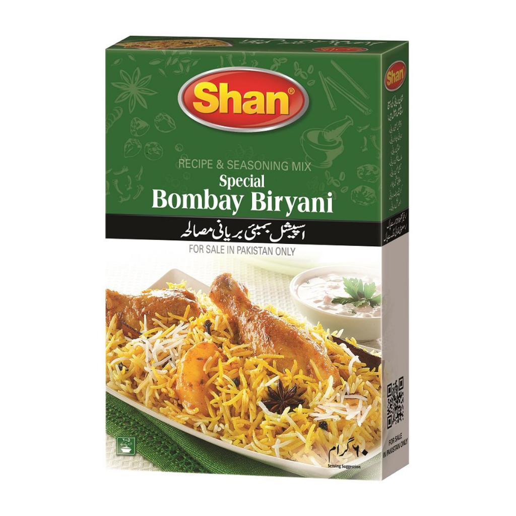 

Shan Special Bombay Briyani Masala 60gr Bumbu Instant Briyani Nasi Kebuli