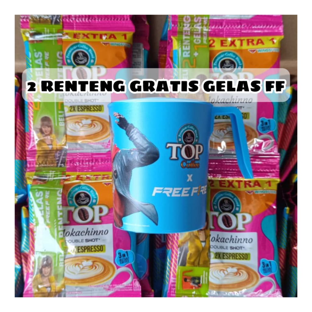 

PROMO TOP MOCACHINNO 15 PCS || FREE GELAS FF ||BELI 2 GRATIS 1 - DOUBLE SHOOT