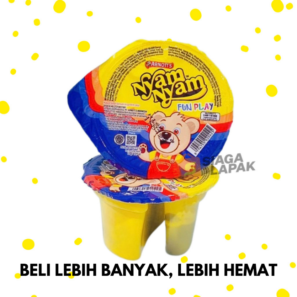 

Nyam Nyam Fun Play ECERAN 1 PCS Snack Coklat Rice Crispy [BELI BANYAK LEBIH MURAH]