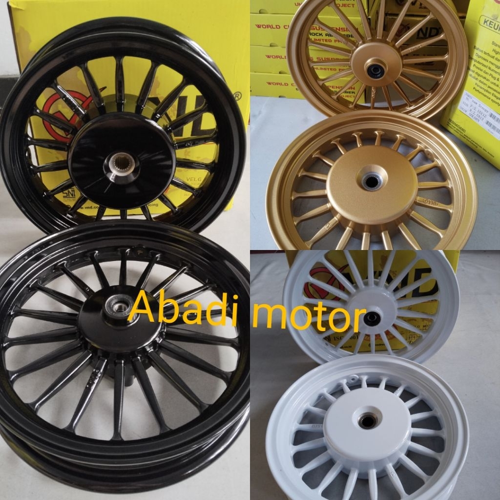 Velg racing VND Bluerim 2.15x12 & 2.50x12 All New Scoopy ring 12