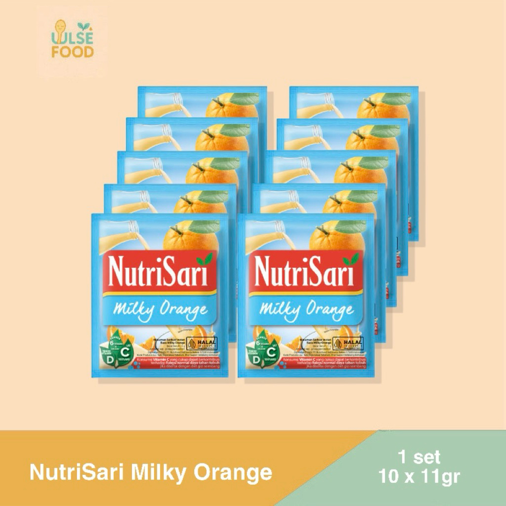 

NUTRISARI Milky Orange - Minuman Buah Instant