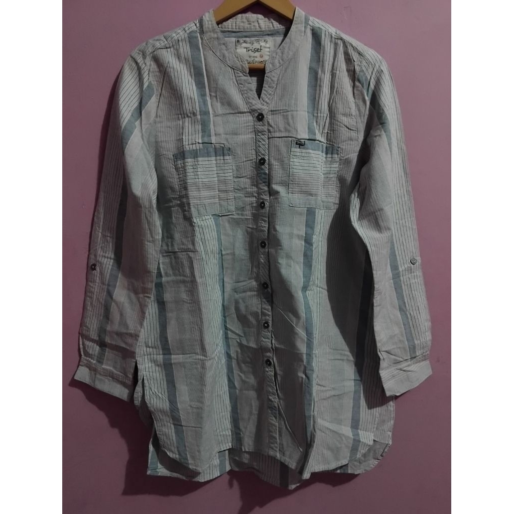 Kemeja Tunik Wanita TRISET Original Preloved