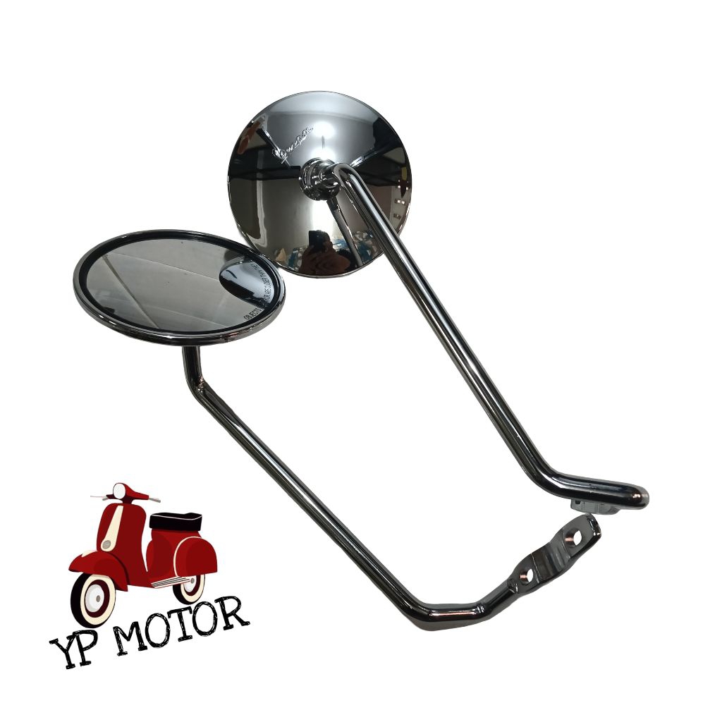 IDP Spion Bulat Vespa Super Sprint PX Excel Gagang Panjang Aksesoris Sparepart Variasi Sukucadang Ve