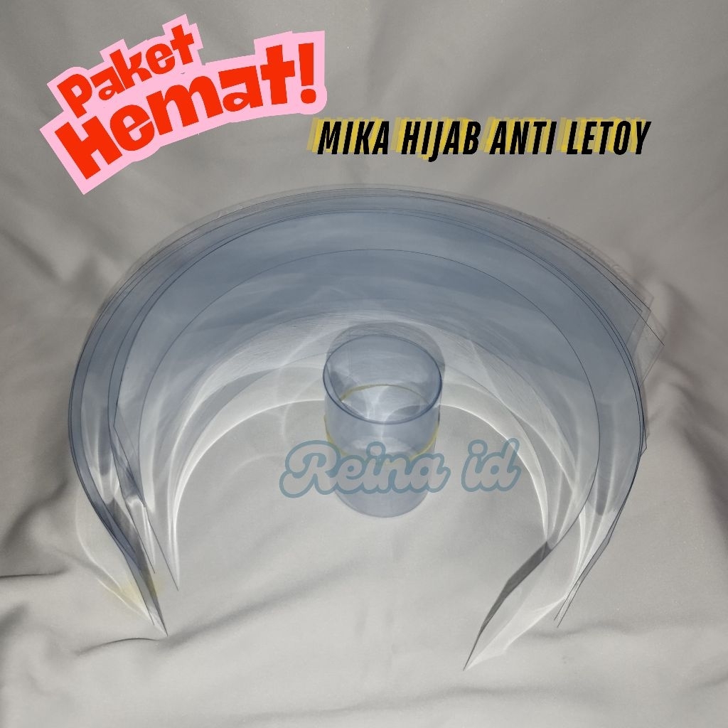 [Paket Hemat] MIKA HIJAB ANTI LETOY/Mika hijab pengantin/Penegak jilbab anti letoy