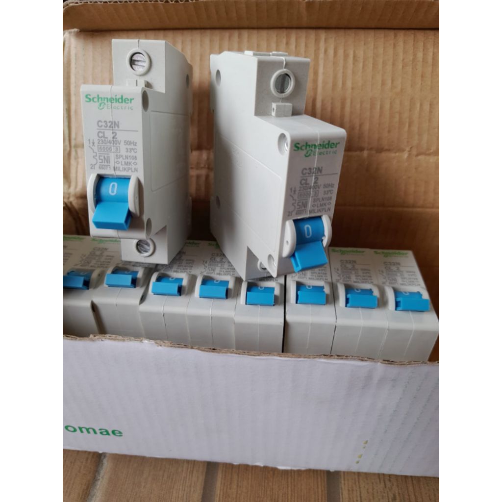 MCB Schneider 2A 1P SPLM kualitas SNI|MCB Schneider Biru 2 Ampere