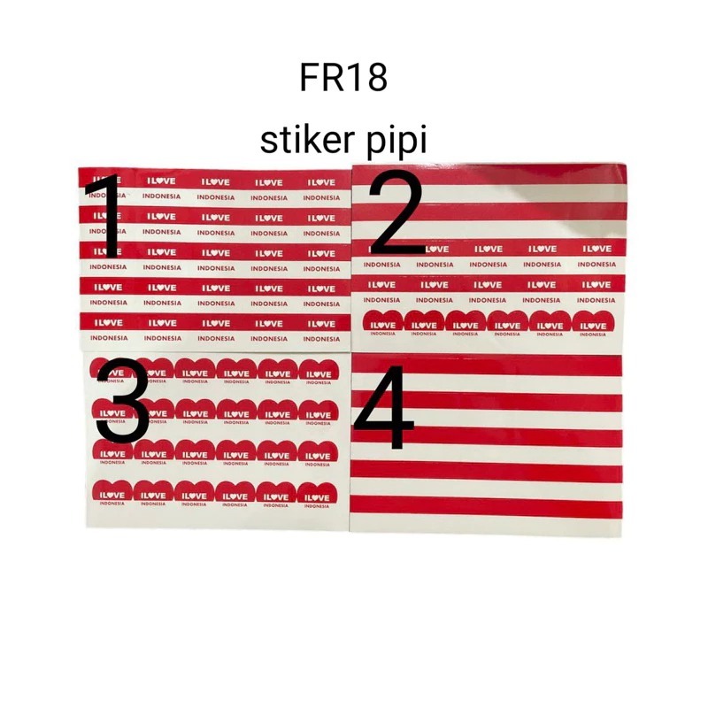 

Stiker pipi dirgahayu perlembar (Osorisfunshopp)