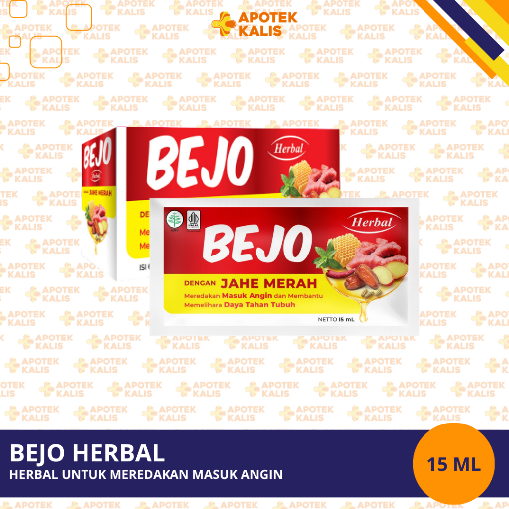 

BEJO HERBAL JAHE MERAH SACHET 15 ML