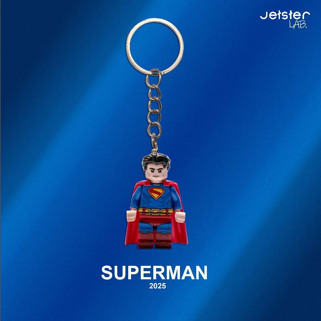 Jetster Lab Keychain Gantungan Kunci Figure Superman 2025