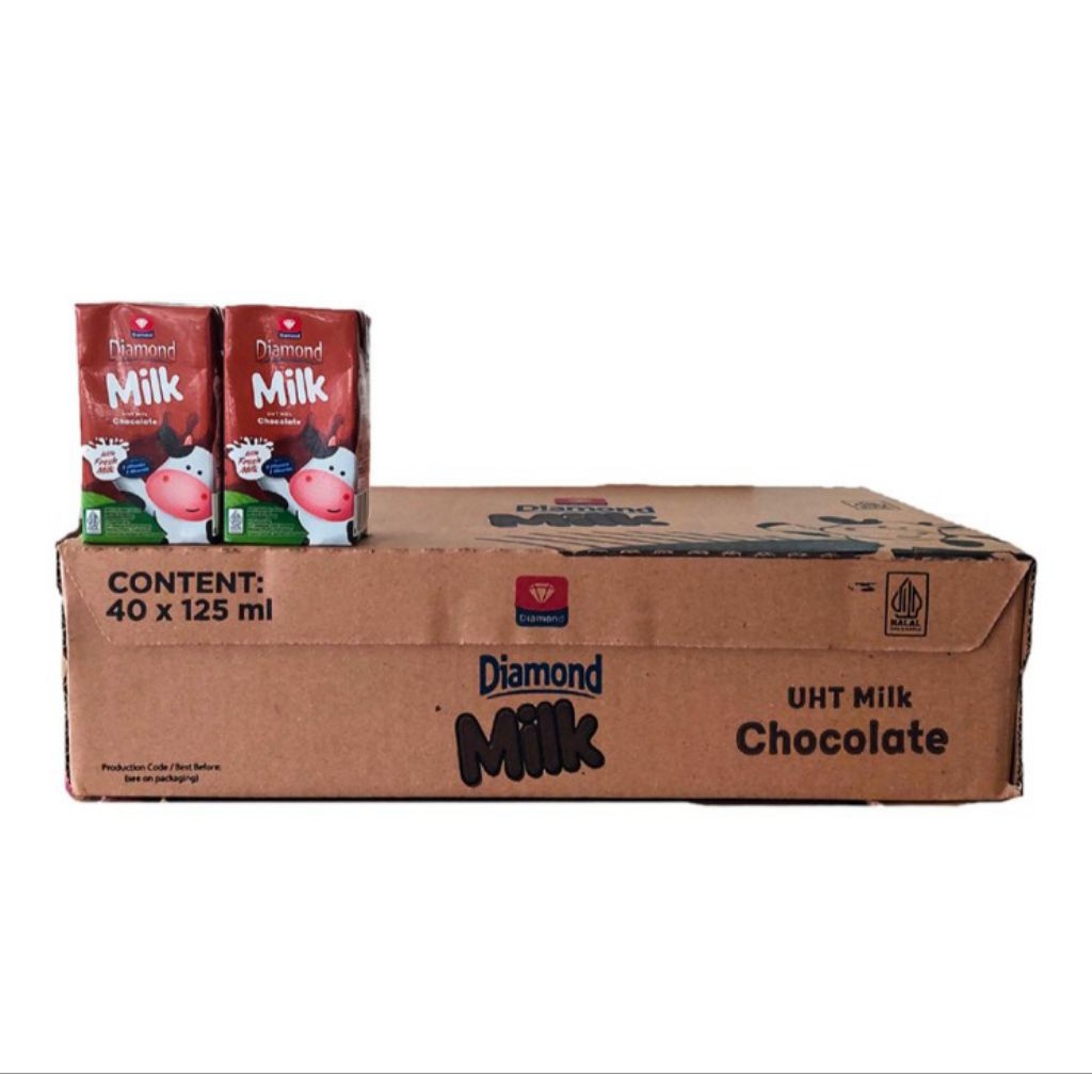 

Diamond Susu UHT Cokelat Kotak 40 x 125 ml - Karton