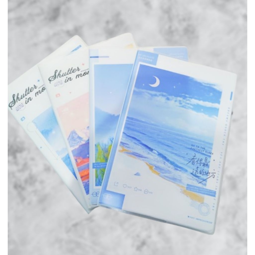 

BUKU TULIS DIARY NOTEBOOK AESTHETIC FREE SAMPUL MIKA TEBAL A5