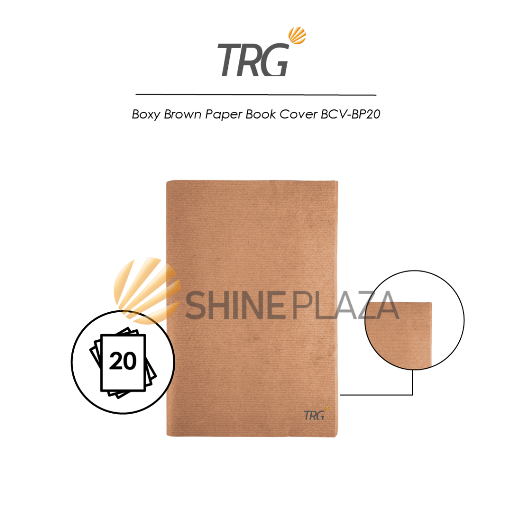 

TRG Sampul Buku Tulis Kertas Boxy Coklat BCV-BP20 SIDU Big Boss 42 50 Lembar Isi 20 Brown Paper Book Cover