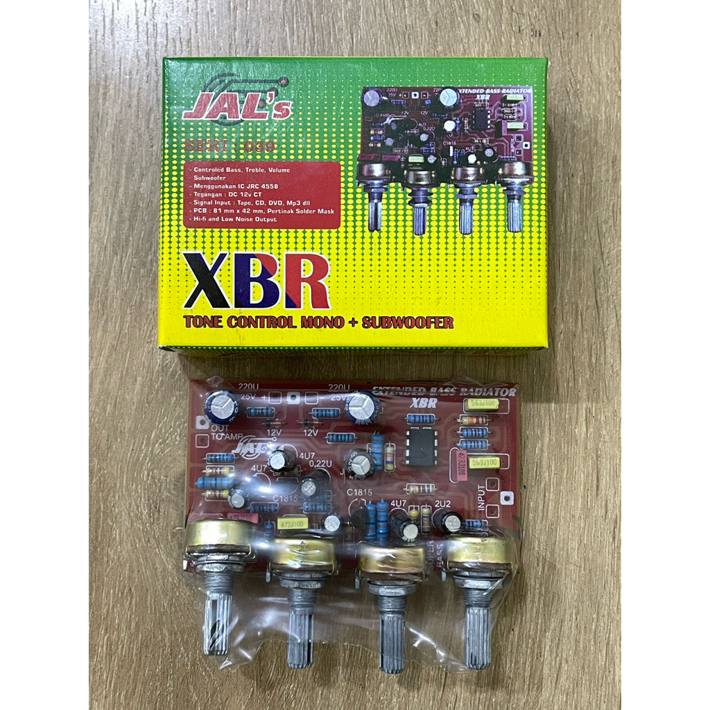 KIT DRIVER XBR TONE KONTROL MONO APLUS SUBWOOFER