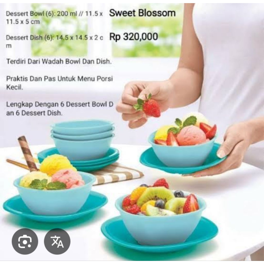 Sweet blossom tupperware
