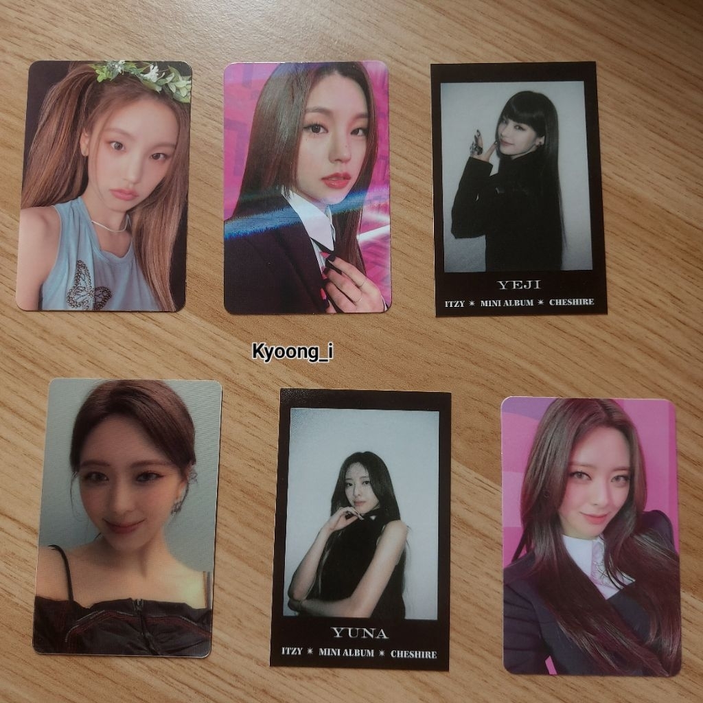 PHOTOCARD YEJI YUNA ITZY