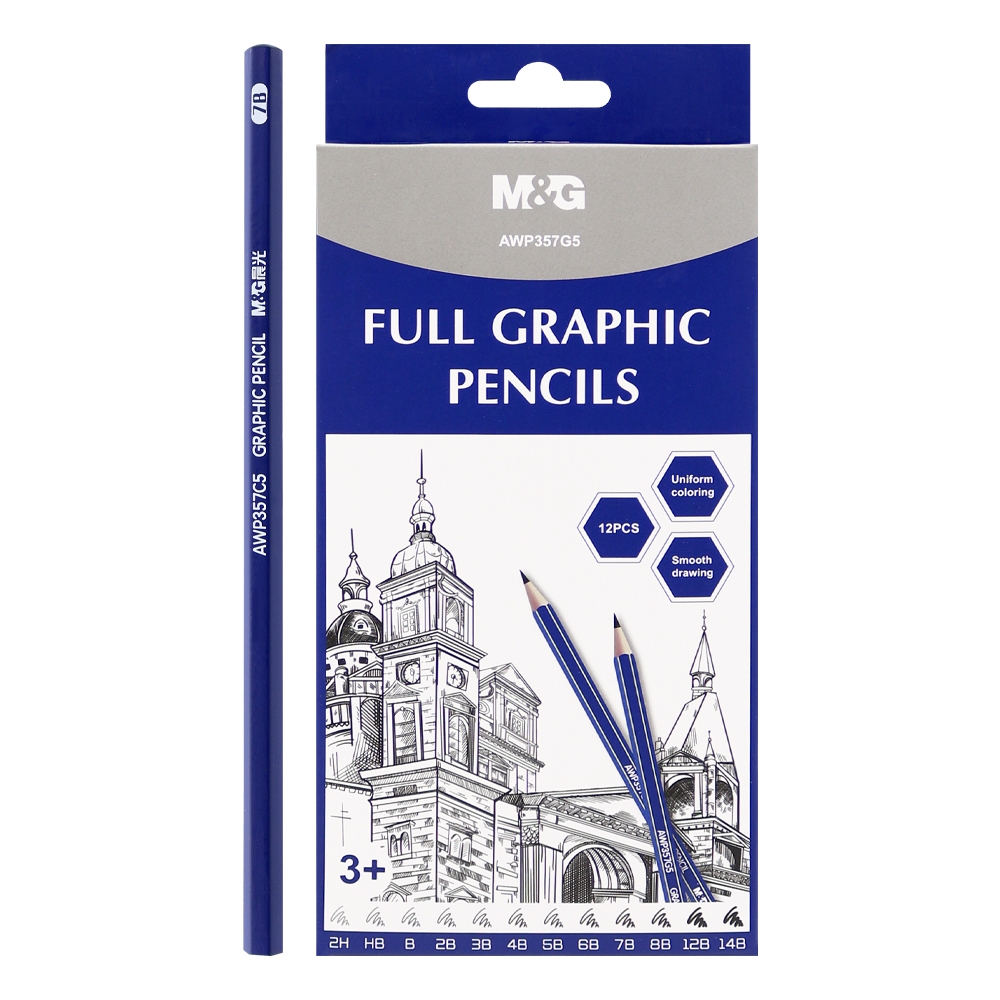 

Pensil Set Graphite Art Set M&G 2H-14B AWP367G5