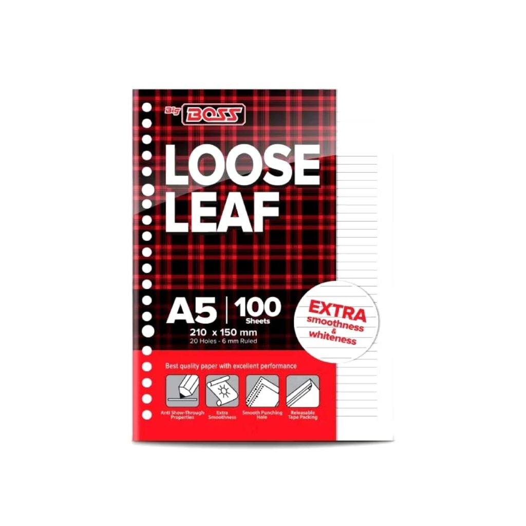 

Big Boss Loose Leaf A5 isi 100lembar