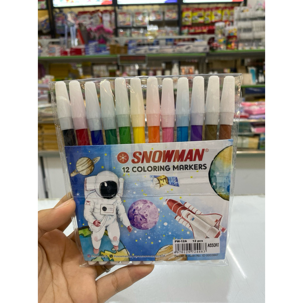 

Spidol snowman 12 warna