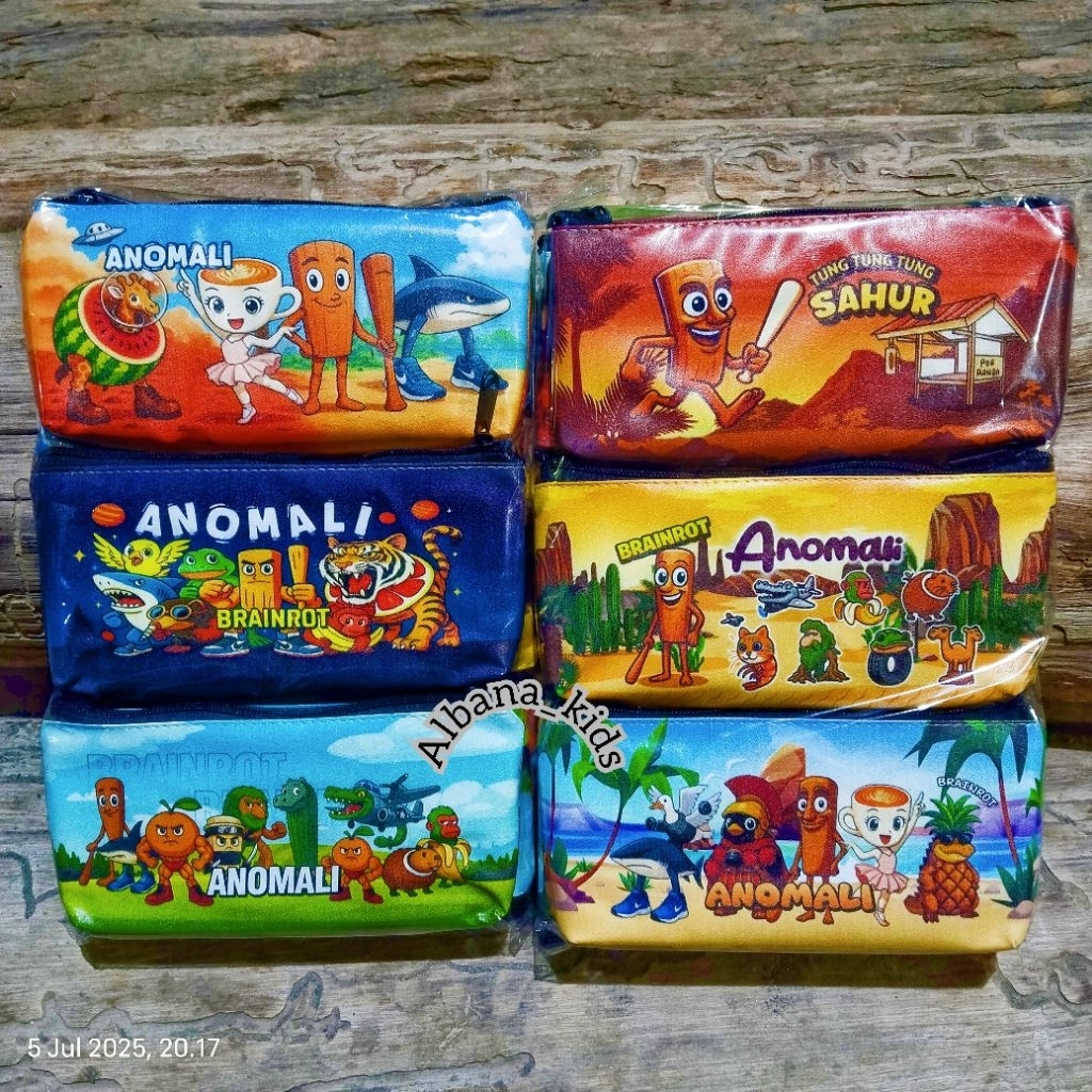 

(Ecer) Tempat Pensil Anak Anomali Boy Tepak Karakter Superhero Souvenir Murah