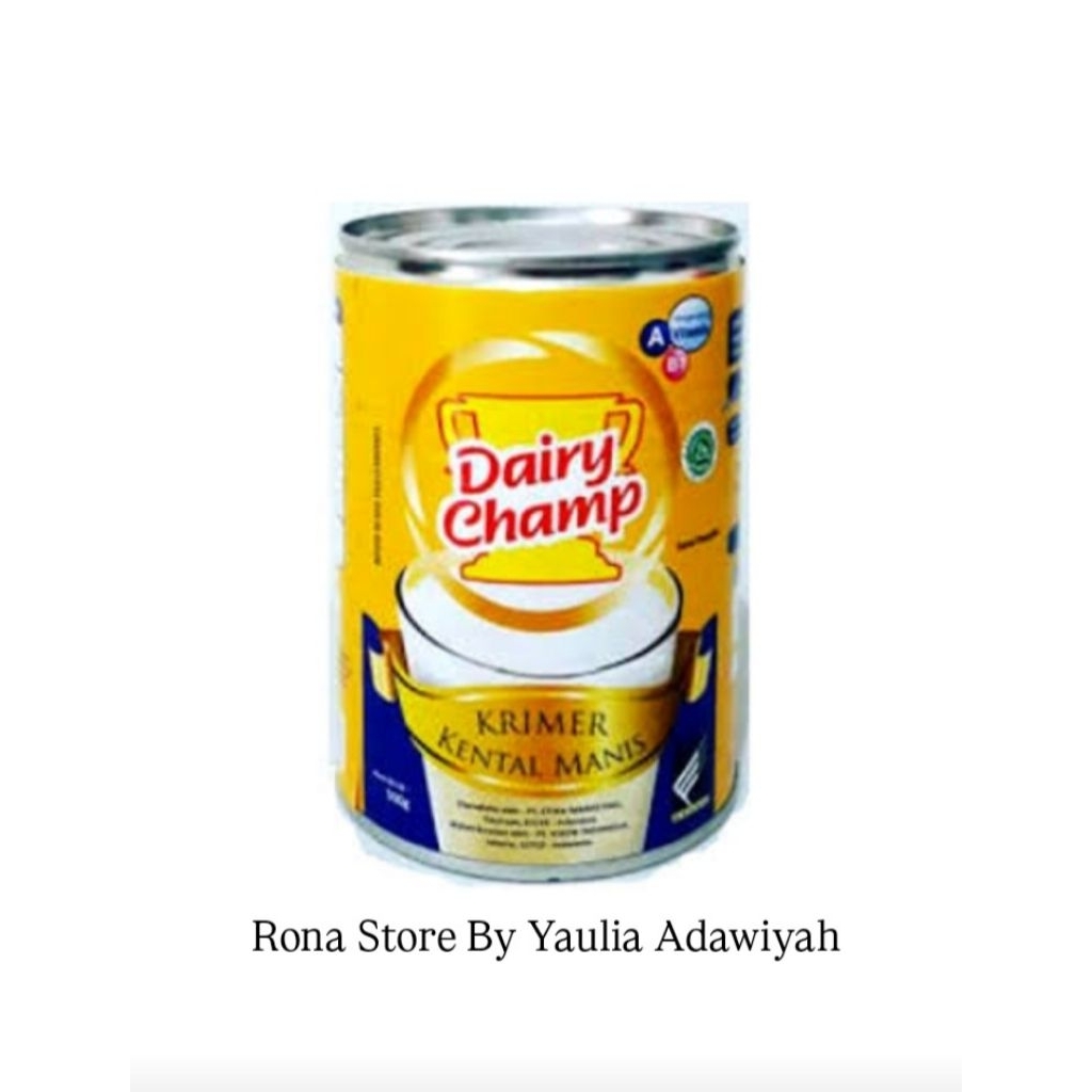 

Susu Kental Manis Dairy Champ Krimer 480 Gram